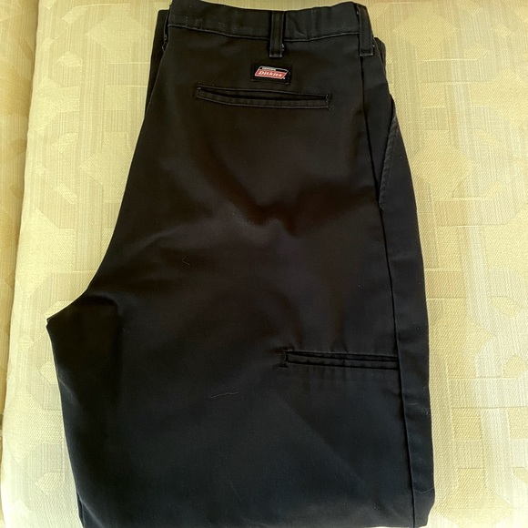 Dickies Pants Mens Dickies Black Twill Pants 34 Comfort Waist